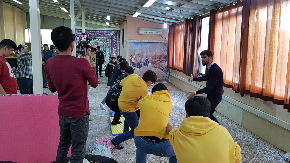 اردوی تفریحی درون مدرسه ای لیزر تگ دبیرستان دانشگاه صنعتی شریف